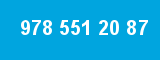 978 551 20 87